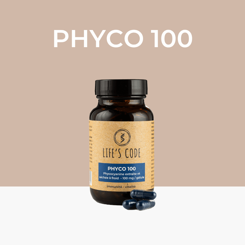 Phycocyanine lyophilisée PHYCO 100 90 GEL