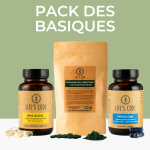 Pack des Basiques : Spiruline + Phycocyanine + DHA algal